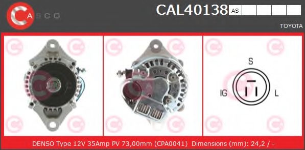 Генератор CASCO CAL40138AS