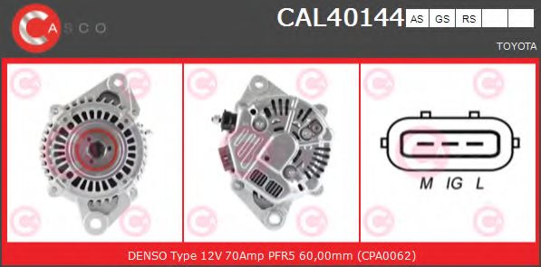 Генератор CASCO CAL40144AS