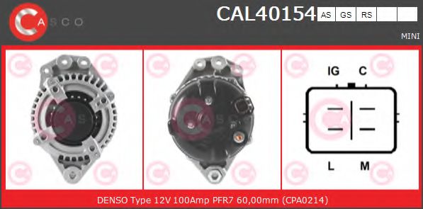 Генератор CASCO CAL40154AS