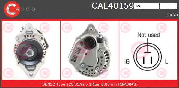 Генератор CASCO CAL40159AS