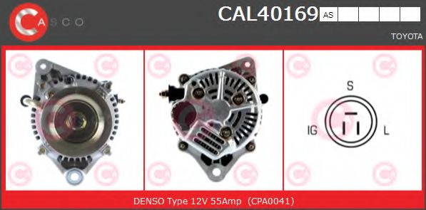 Генератор CASCO CAL40169AS