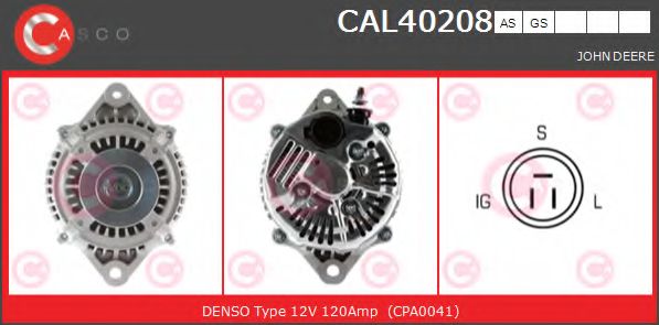 Генератор CASCO CAL40208AS