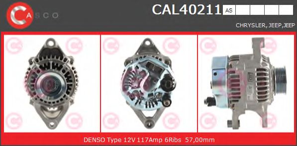 Генератор CASCO CAL40211AS