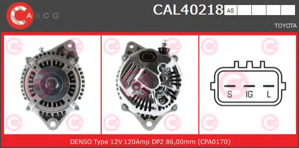 Генератор CASCO CAL40218AS