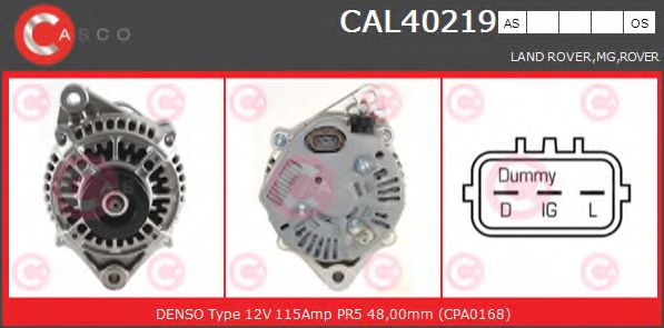Генератор CASCO CAL40219AS