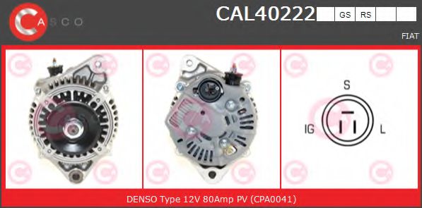 Генератор CASCO CAL40222GS