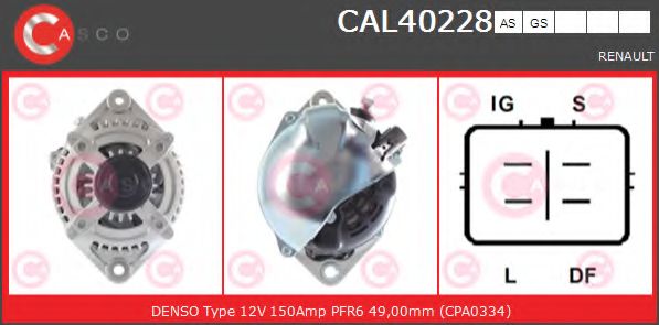 Генератор CASCO CAL40228AS