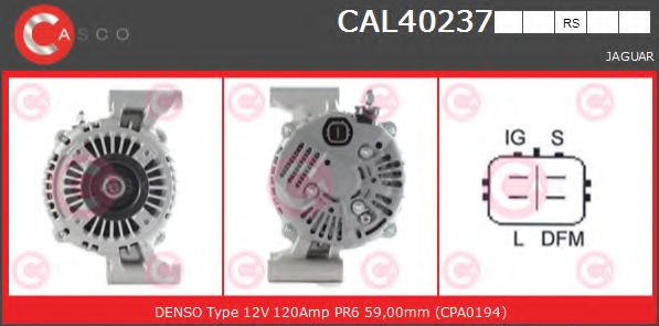 Генератор CASCO CAL40237RS