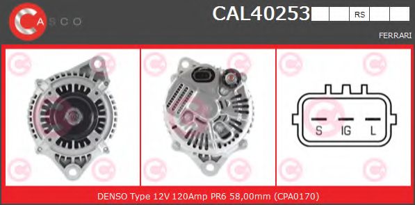 Генератор CASCO CAL40253RS