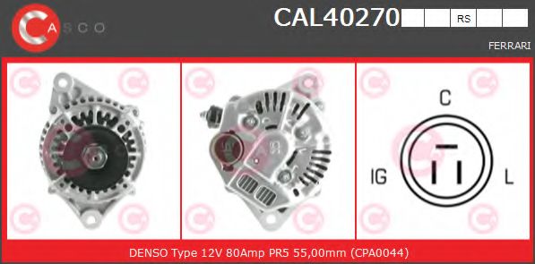 Генератор CASCO CAL40270RS