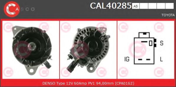 Генератор CASCO CAL40285AS