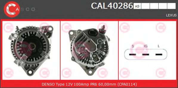 Генератор CASCO CAL40286AS