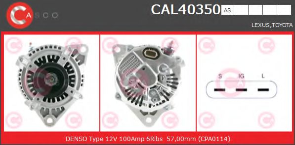 Генератор CASCO CAL40350AS