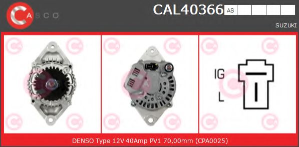 Генератор CASCO CAL40366AS