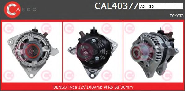 Генератор CASCO CAL40377AS