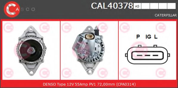 Генератор CASCO CAL40378AS