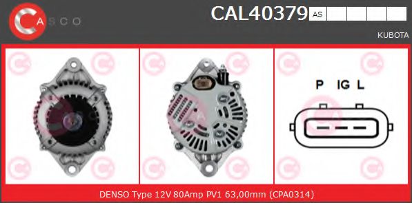 Генератор CASCO CAL40379AS