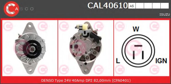 Генератор CASCO CAL40610AS