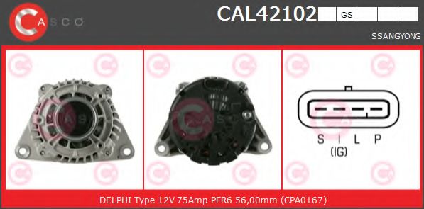 Генератор CASCO CAL42102GS