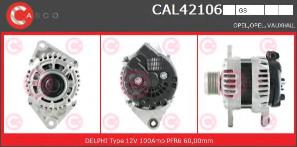Генератор CASCO CAL42106GS
