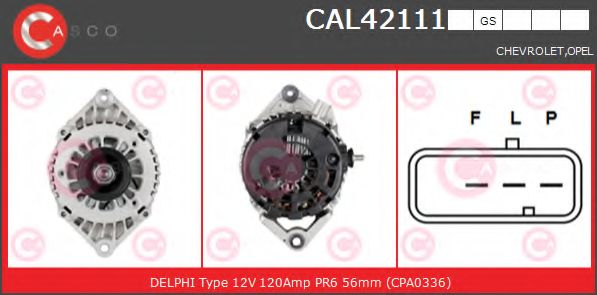 Генератор CASCO CAL42111GS