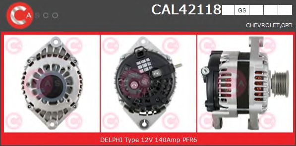 Генератор CASCO CAL42118GS