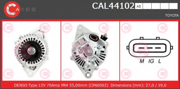 Генератор CASCO CAL44102AS