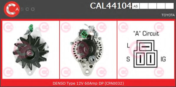 Генератор CASCO CAL44104AS