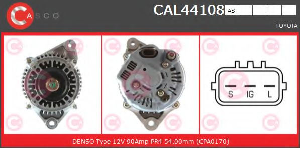 Генератор CASCO CAL44108AS