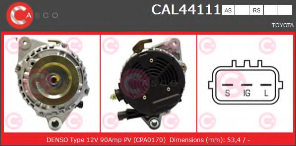 Генератор CASCO CAL44111RS