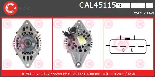 Генератор CASCO CAL45115AS