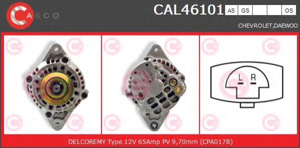Генератор CASCO CAL46101GS
