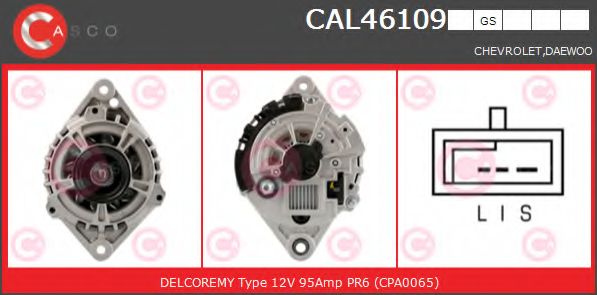 Генератор CASCO CAL46109GS