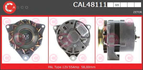 Генератор CASCO CAL48111GS