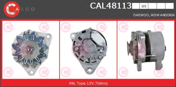 Генератор CASCO CAL48113GS