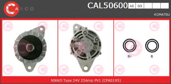 Генератор CASCO CAL50600AS