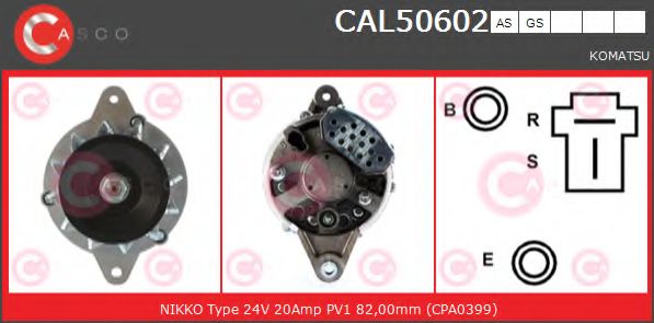 Генератор CASCO CAL50602AS