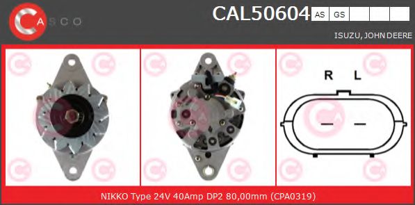 Генератор CASCO CAL50604AS