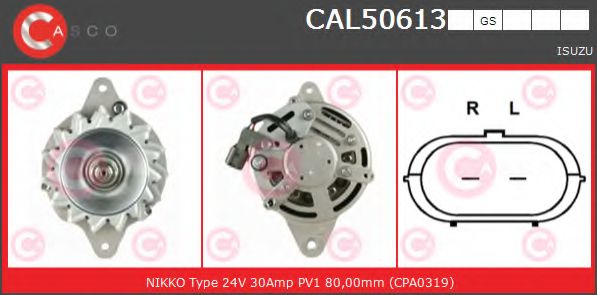 Генератор CASCO CAL50613GS