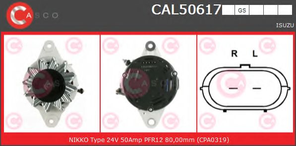 Генератор CASCO CAL50617GS