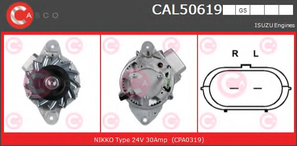 Генератор CASCO CAL50619GS