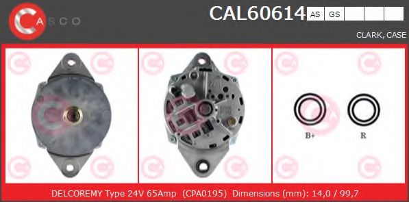 Генератор CASCO CAL60614AS