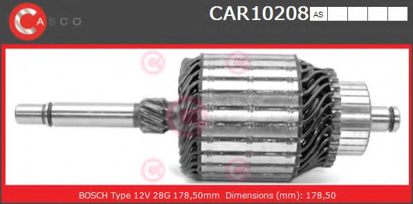 Якорь, стартер CASCO CAR10208AS