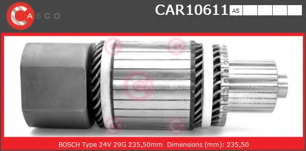 Якорь, стартер CASCO CAR10611AS
