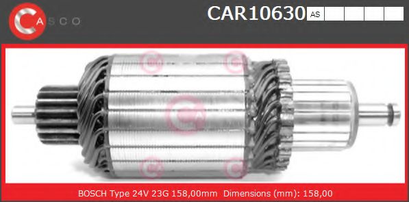 Якорь, стартер CASCO CAR10630AS