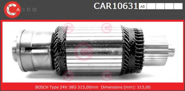 Якорь, стартер CASCO CAR10631AS