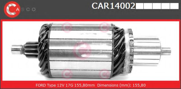 Якорь, стартер CASCO CAR14002PS