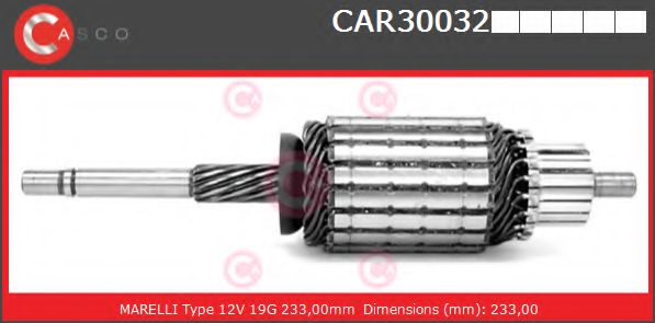 Якорь, стартер CASCO CAR30032PS
