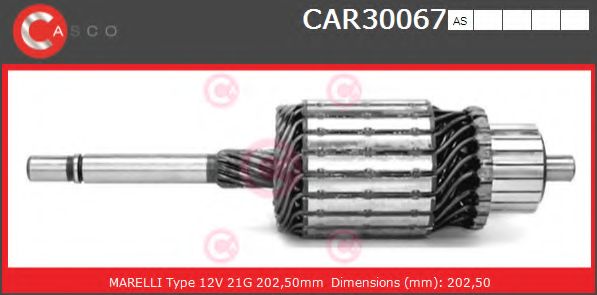 Якорь, стартер CASCO CAR30067AS