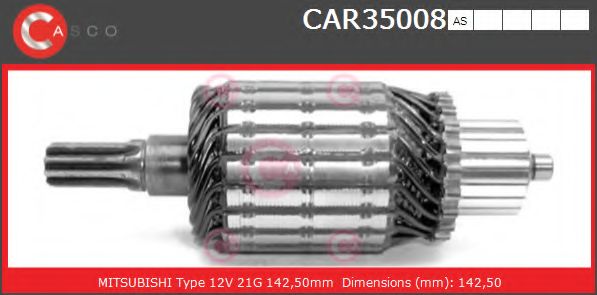Якорь, стартер CASCO CAR35008AS